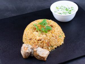 Grilled Chicken Biryani Served with scented Quinoa/Brown Rice