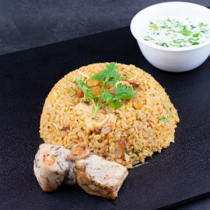 Grilled Chicken Biryani Served with scented Quinoa/Brown Rice